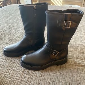 Dr. Scholl’s Black VIP Moto Boots - Size 8.5 - Brand New!